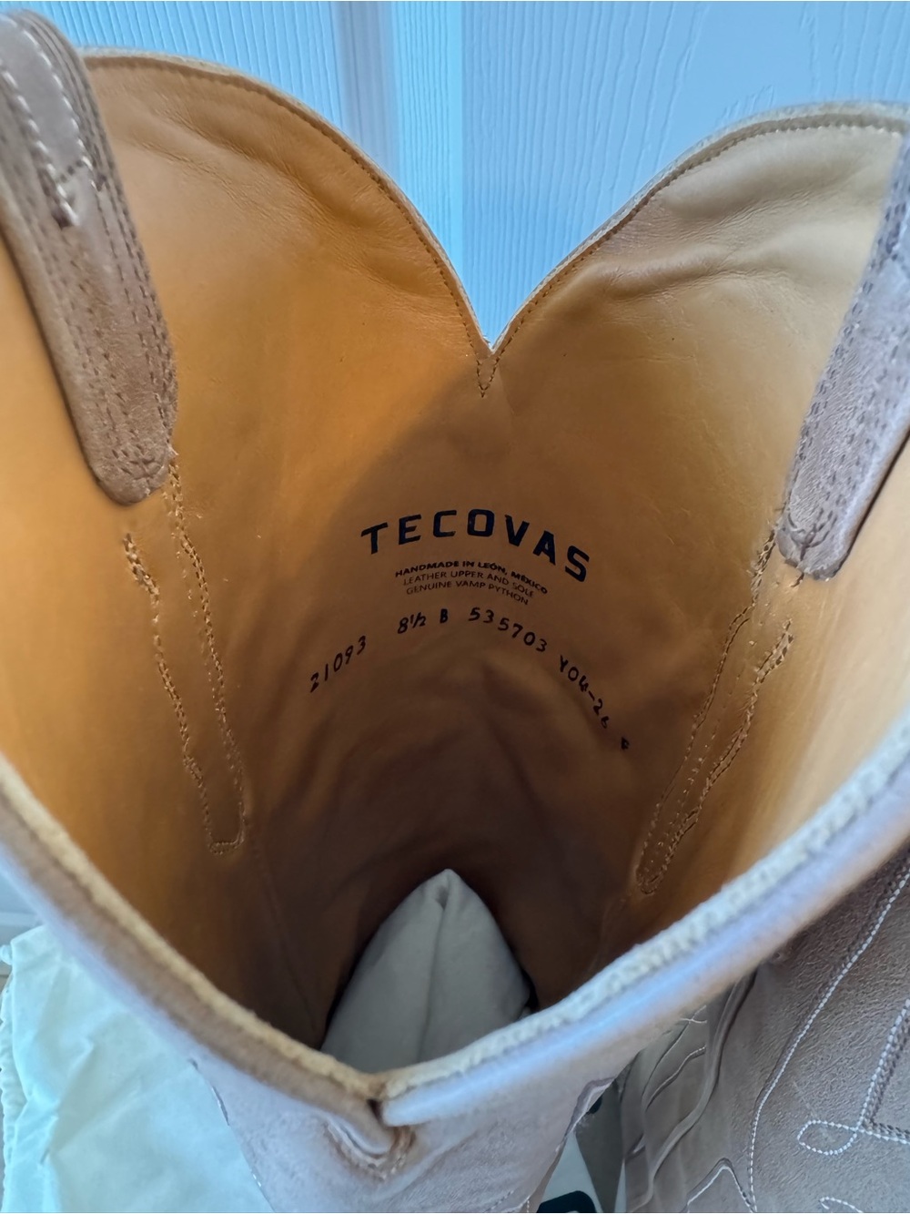 Tecovas Loretta Python Western Boot - Picture 9 of 11